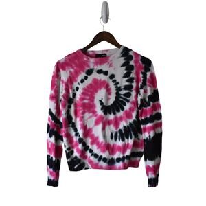 Aqua Pink/Blue Tie Dye Sweater Size XS